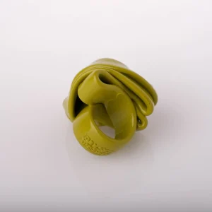 Ribbon Ring - Matt Dust Green 2