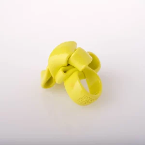 Ribbon Ring - Matt Fluo Yellow