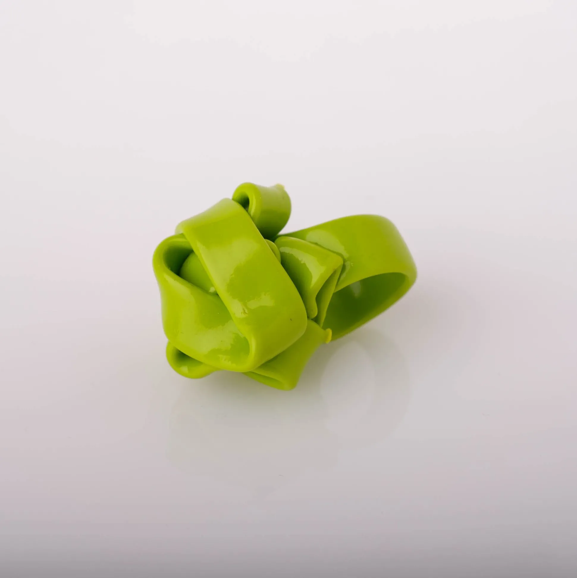ribbon_ring__matt_lime__1.webp Ribbon Ring - Matt Lime 3