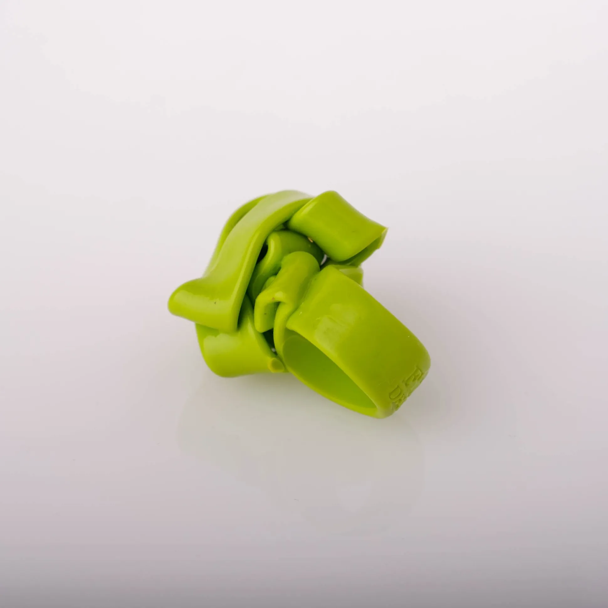 ribbon_ring__matt_lime__2.webp Ribbon Ring - Matt Lime 3