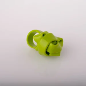 Ribbon Ring - Matt Lime 3