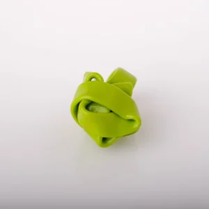 Ribbon Ring - Matt Lime 3