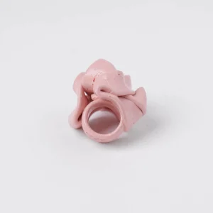 Ribbon Ring - Matt Pink