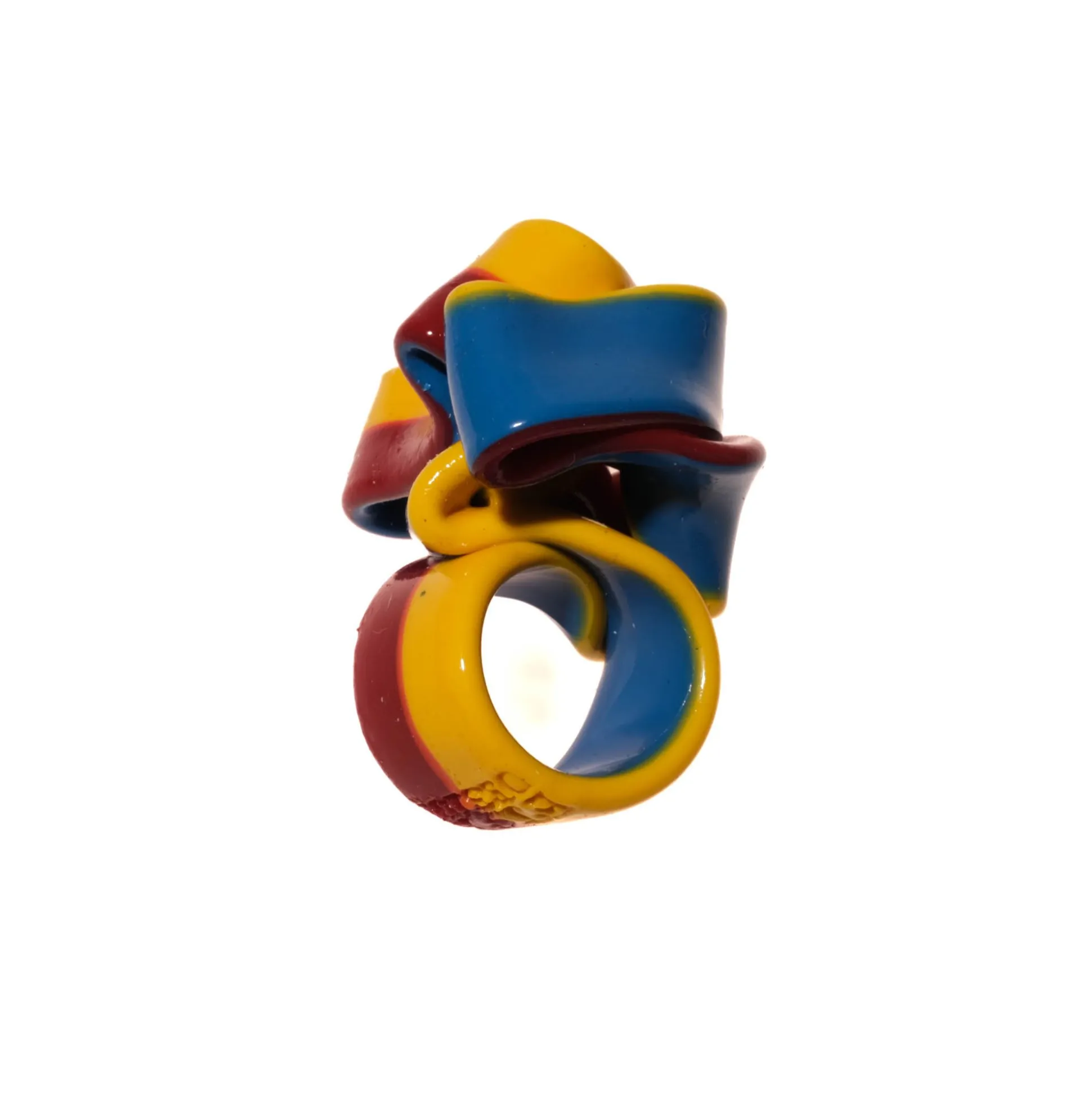 ribbon_ring_extra_colour__1.webp Ribbon Ring Extra Colour - Matt Blue, Red And Yellow