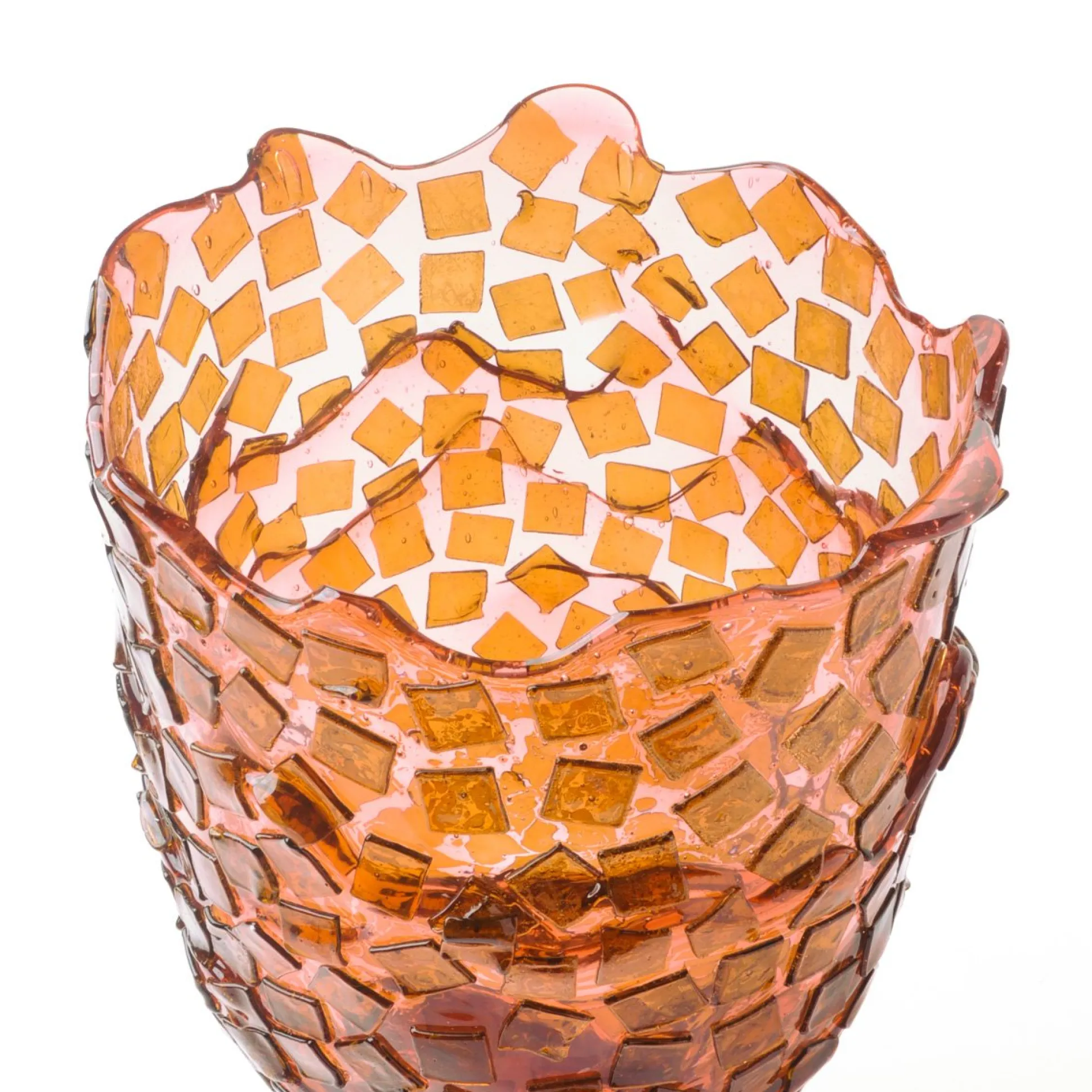 rock_vase__clear_pink_and_4.webp Rock Vase - Clear Pink And Clear Brown