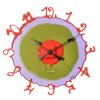 Round The Clock - Clear Lilac, Clear Bottle Green And Matt Orange