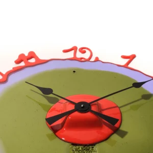 Round The Clock - Clear Lilac, Clear Bottle Green And Matt Orange