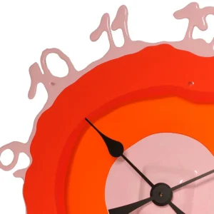 Round The Clock - Clear Orange, Matt Orange, Matt Pink
