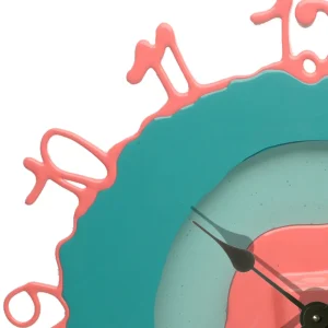 Round The Clock - Matt Ocean, Clear Aqua And Matt Dark Salmon