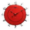 Round The Clock - Matt Red and Black