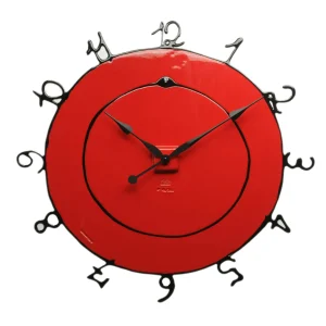 Round The Clock - Matt Red and Black