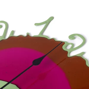 Round The Clock - Mint, Clear Fuchsia, Brown