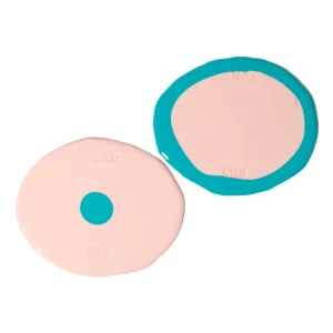 Set of 2 Table-Mates Small - Matt Salmon And Matt Turquoise