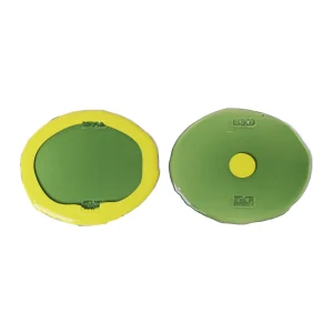 Set of 2 Table-Mates Small - Clear Bottle Green, Fluo Yellow