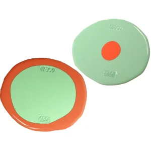 Set of 2 Table-Mates Small - Matt Mint And Matt Dark Salmon