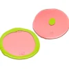 Set of 2 Table-Mates Small - Clear Light Fuchsia And Lime