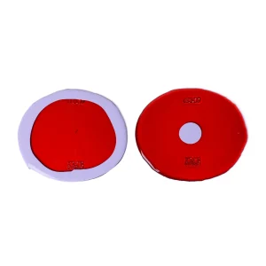 Set of 2 Table-Mates Small - Clear Dark Ruby, Matt Lilac