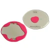 Set of 2 Table-Mates Small - Clear Fumè, Matt Fuchsia