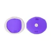 Set of 2 Table-Mates Small - Clear Purple, Matt Ivory