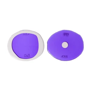 Set of 2 Table-Mates Small - Clear Purple, Matt Ivory