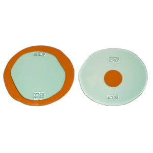 Set of 2 Table-Mates Small - Clear Aqua, Ochre