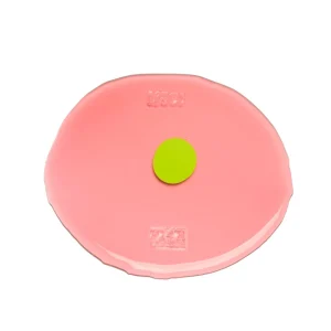 Set of 2 Table-Mates Small - Clear Light Fuchsia And Lime