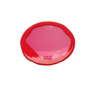 Set of 2 Table-Mates Small - Clear Fuchsia And Matt Coral Red