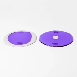Set of 2 Table-Mates Small - Clear Purple, Matt Ivory