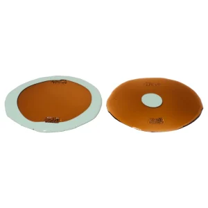 Set of 2 Table-Mates Small - Clear Brown, Aqua