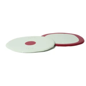 Set of 2 Table-Mates Small - Matt Aqua And Matt Cherry
