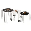 SET Triple Play Coffee Table - Black And White