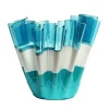 Sfumati Vase - Clear Aqua, Matt White, Turquoise