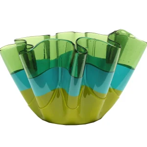 Sfumati Vase - Clear Bottle Green, Matt Turquoise, Green