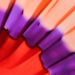 Sfumati Vase - Clear Pink, Lilac, Matt Orange