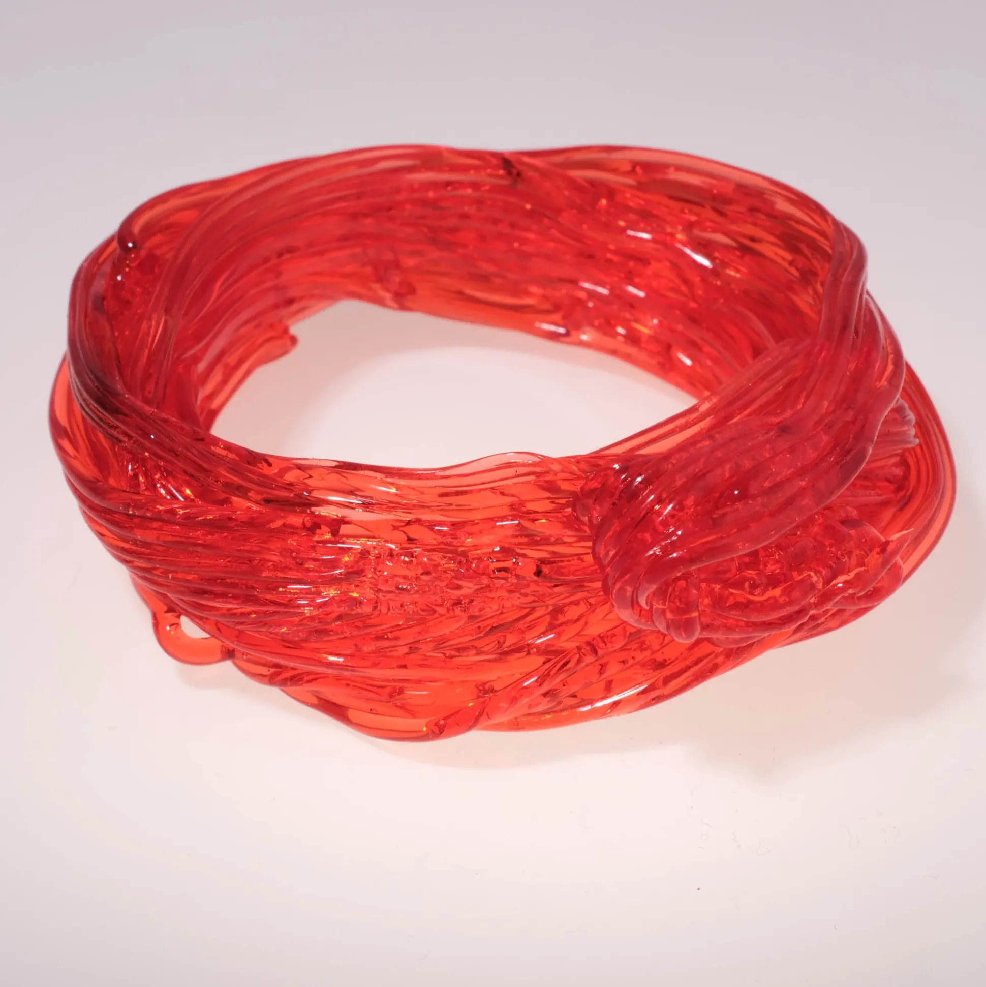 spaghetti_bracelet__clear_1-2.webp Spaghetti Bracelet - Clear Orange