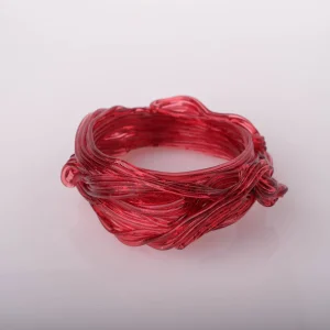Spaghetti Bracelet - Clear Rose Pink