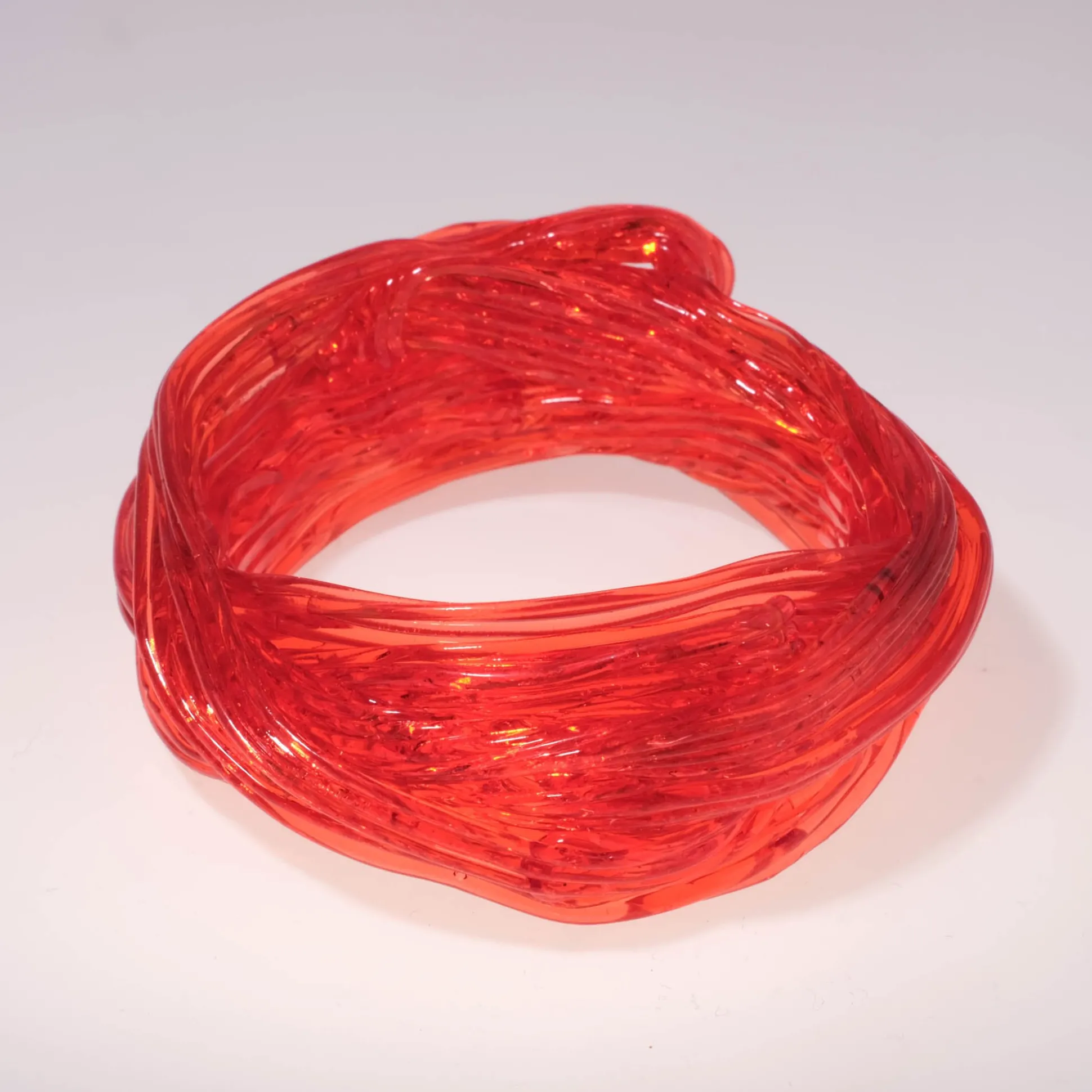 spaghetti_bracelet__clear_2-1.webp Spaghetti Bracelet - Clear Orange