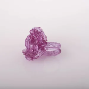 Spaghetti Ring - Clear Lilac
