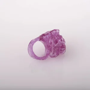 Spaghetti Ring - Clear Lilac