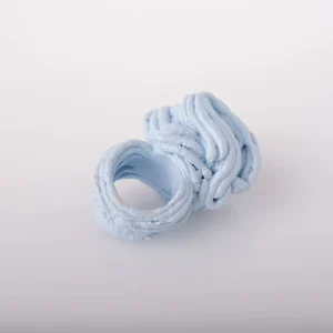 Spaghetti Ring - Matt Pastel Blue