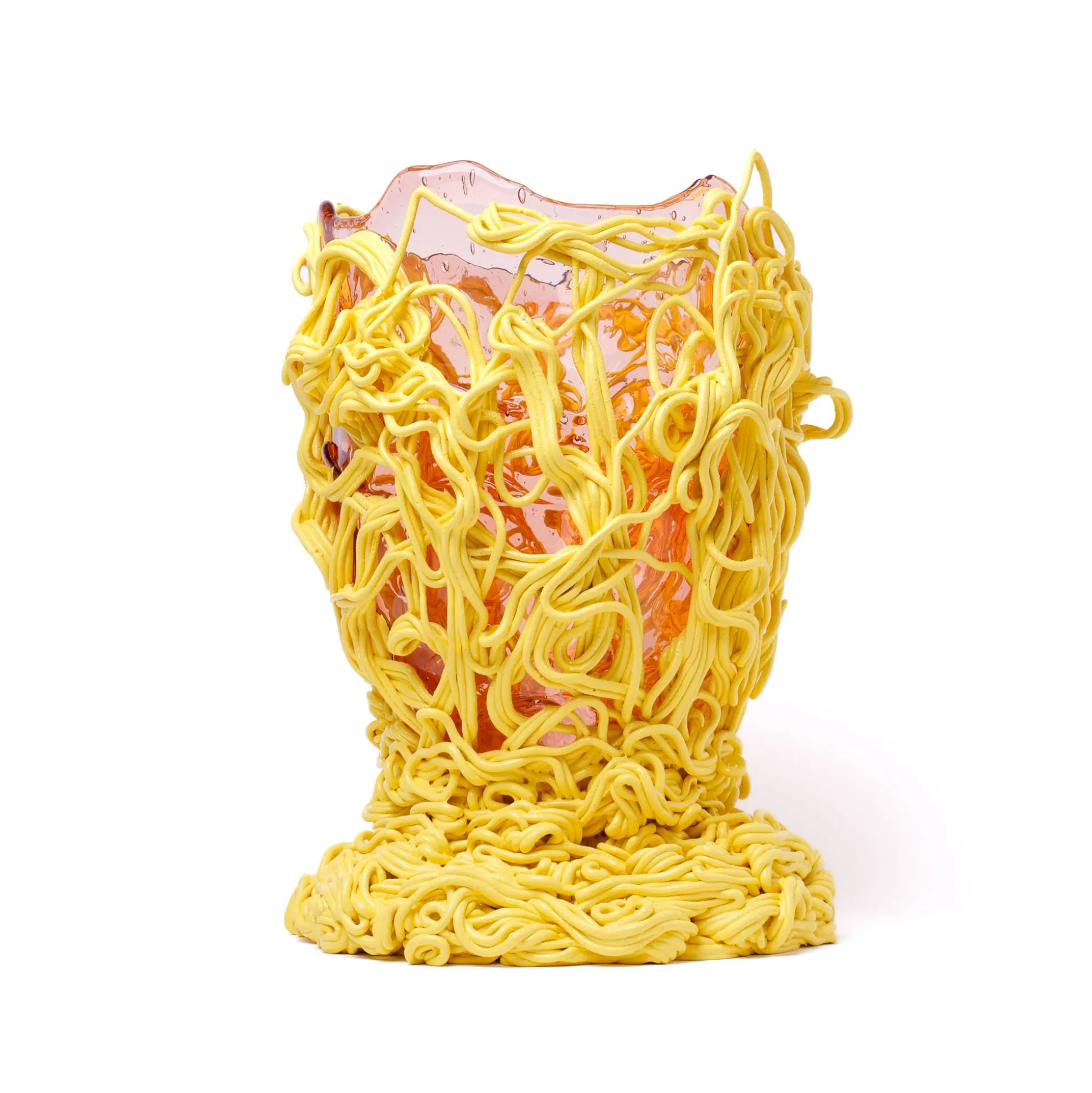 spaghetti_special_vase__c_0.webp Spaghetti Special Vase - Clear Antique Pink, Pastel Yellow