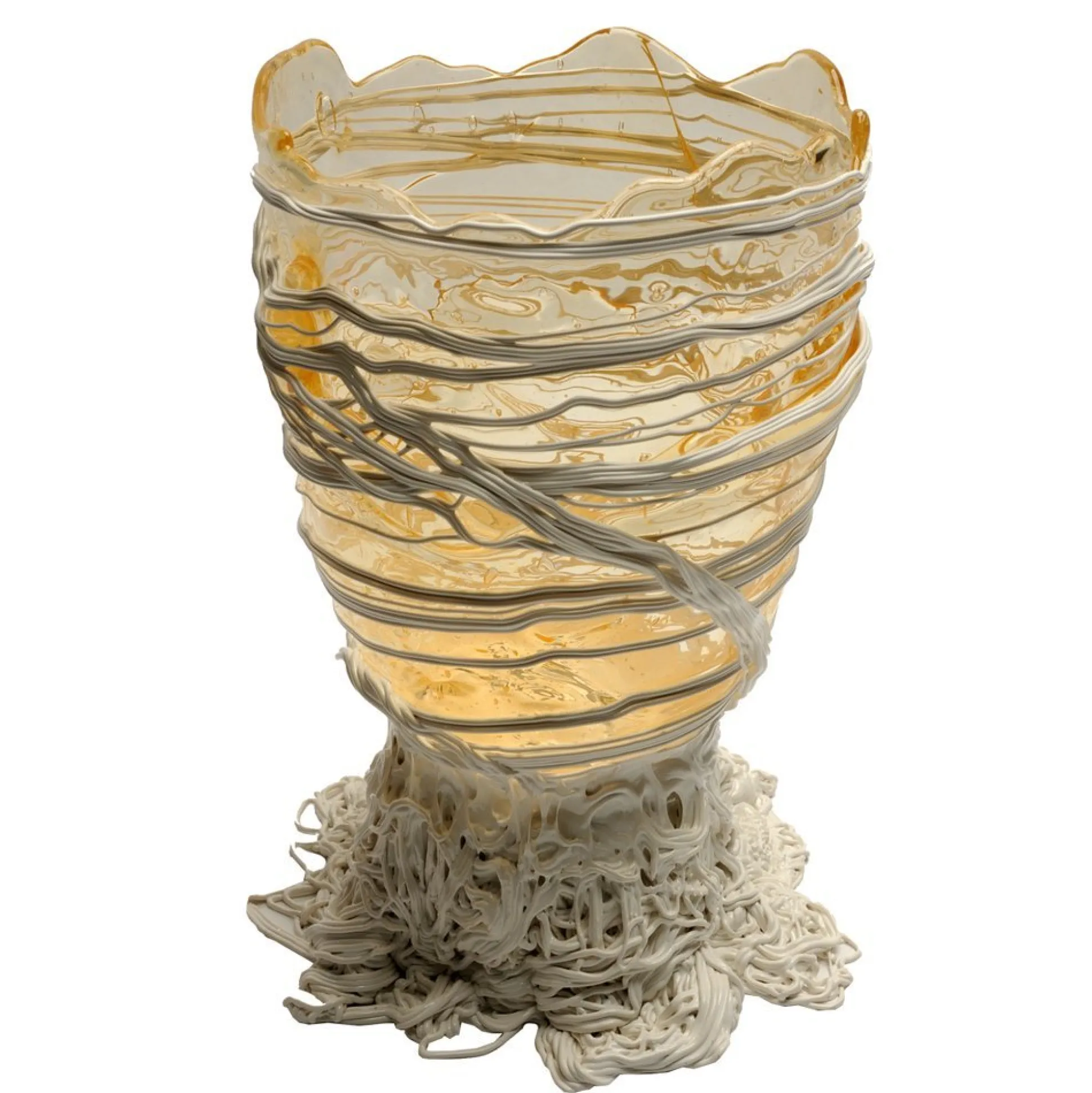 spaghetti_vase__clear_and_0.webp Spaghetti Vase - Clear And White