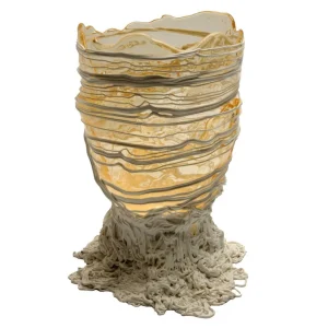 Spaghetti Vase - Clear And White