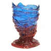 Spaghetti Vase - Clear Blue, Fuchsia