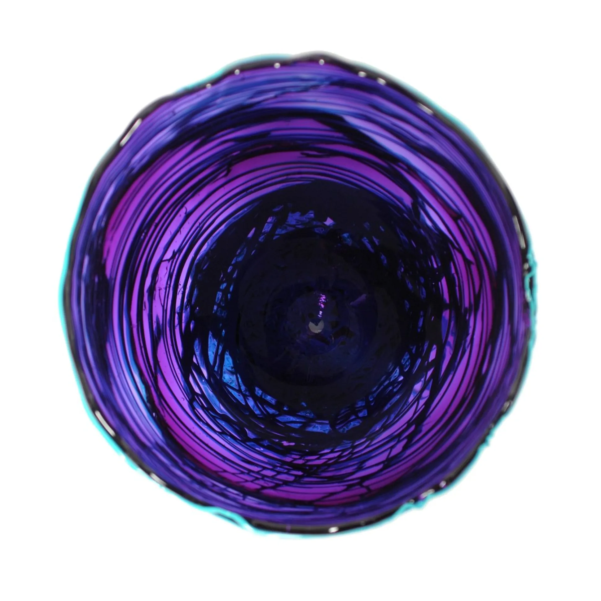 spaghetti_vase__clear_pur_2.webp Spaghetti Vase - Clear Purple And Matt Turquoise