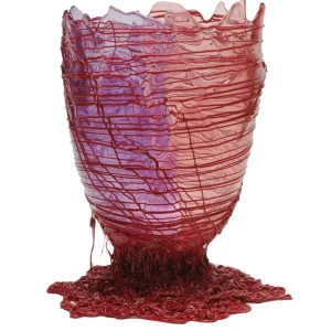 Spaghetti Vase Extra Colour - Clear Lilac, Rose Pink, Matt Bordeaux