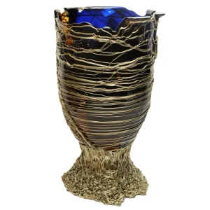 Spaghetti Vase Extra Colour - Clear Blue, Clear Brown, Bronze