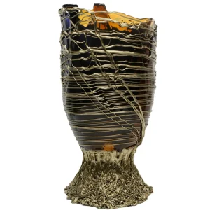 Spaghetti Vase Extra Colour - Clear Blue, Clear Brown, Bronze