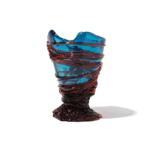 Spaghetti XS - Clear Emerald And Clear Dark Ruby