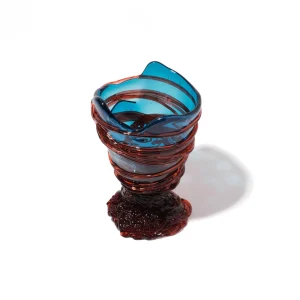 Spaghetti XS - Clear Emerald And Clear Dark Ruby